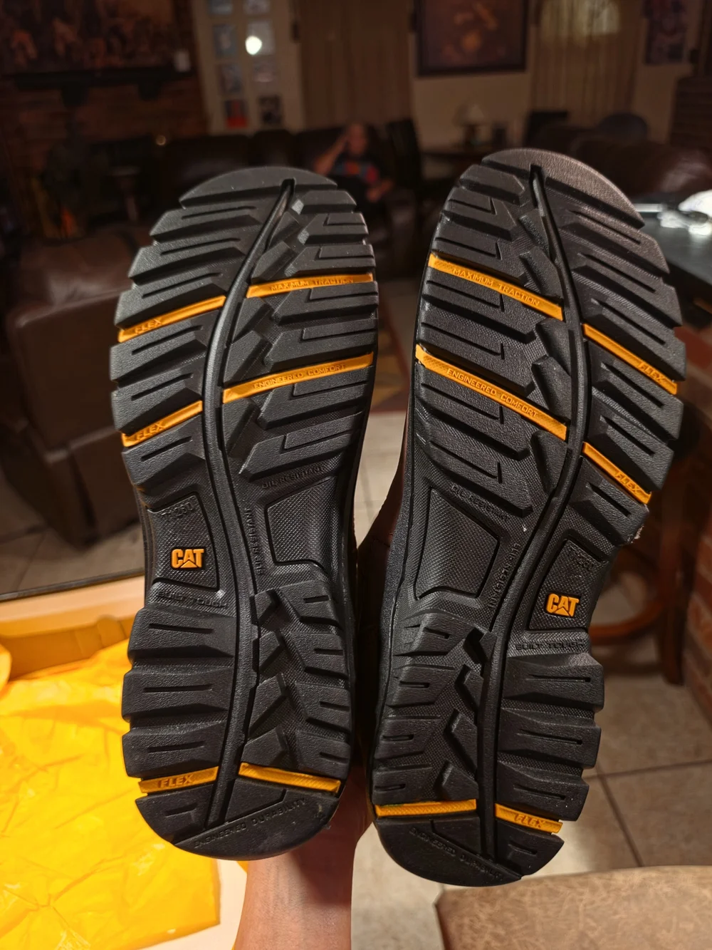 Caterpillar CAT Wheelbase Soft Toe Work Boots – Men’s Size 10